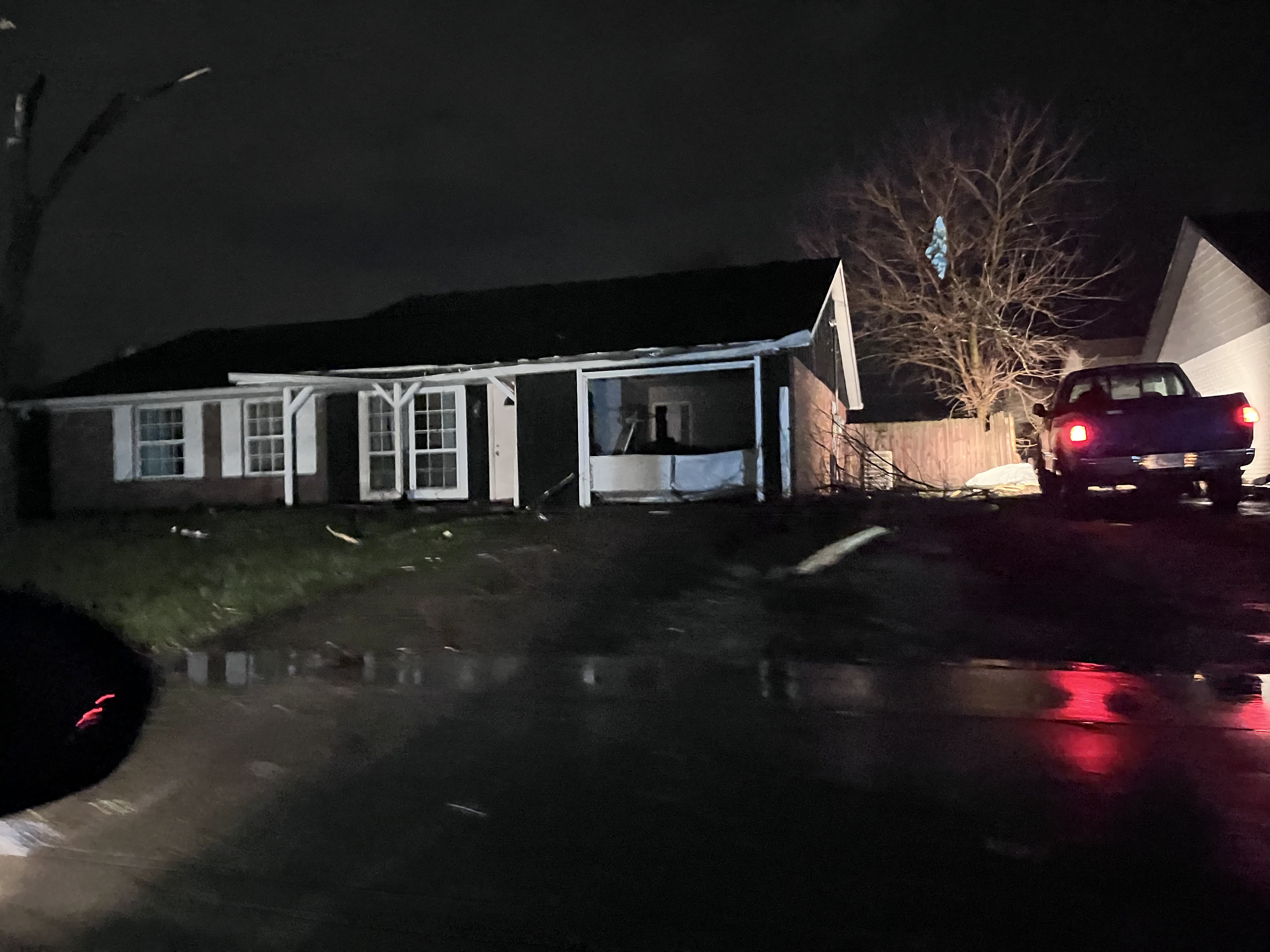 Whiteland tornado Police say part of town took 'direct hit'