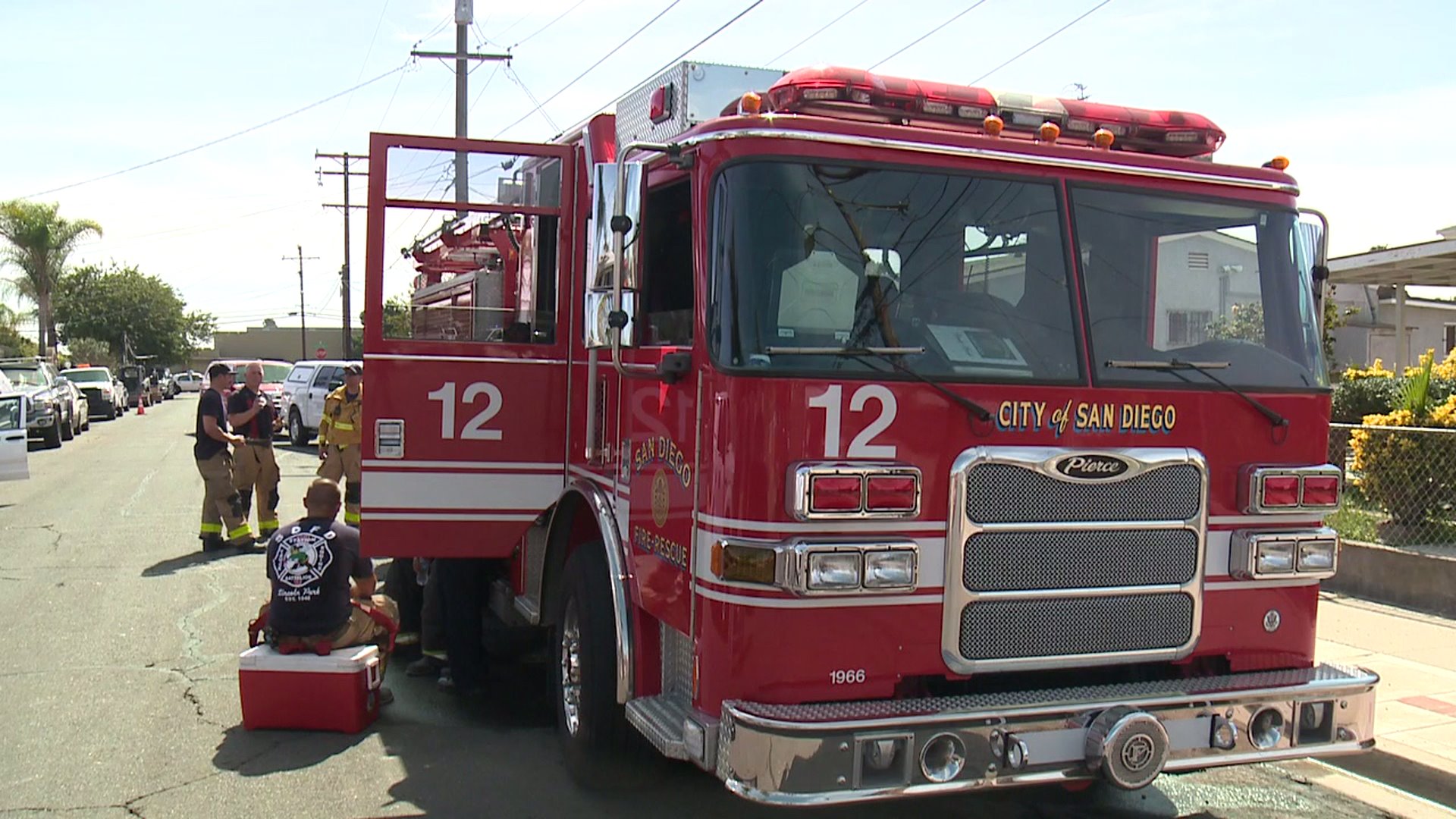 Crews fight Talmadge structure fire FOX 5 San Diego