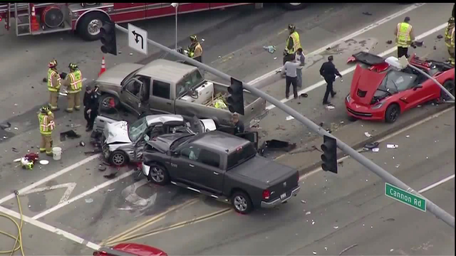 Several injured in 4car crash in Carlsbad FOX 5 San Diego