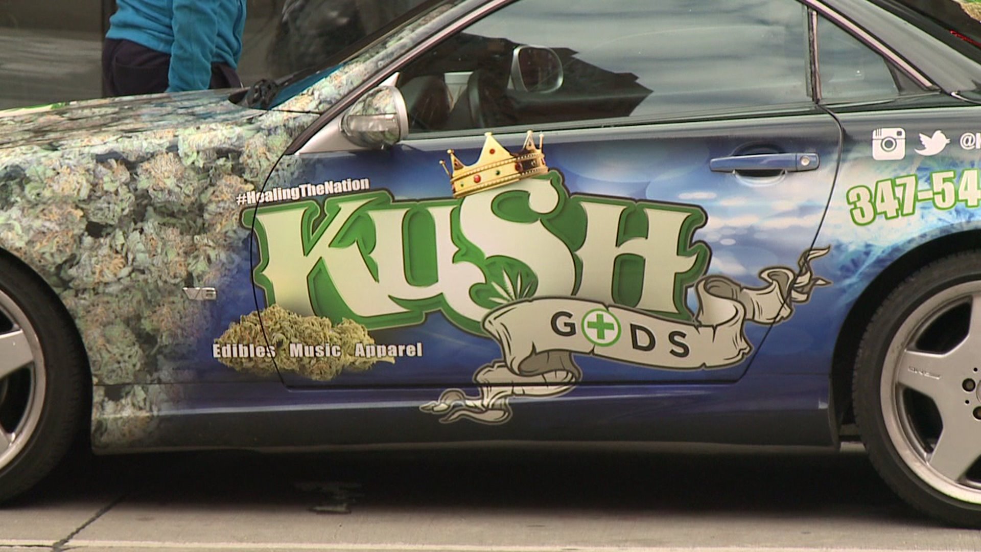 Downtown workers report being offered marijuana edibles from pot