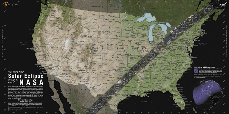 Eclipse map Solar eclipse path changed