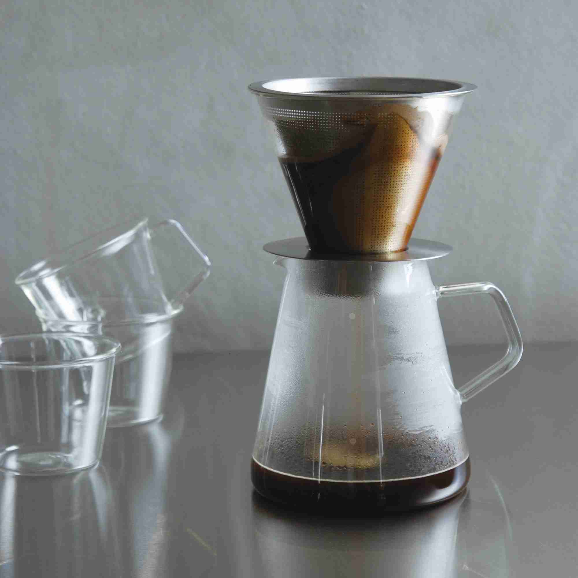 Carat Coffee Dripper and Pot by Kinto Japan Fox and Monocle