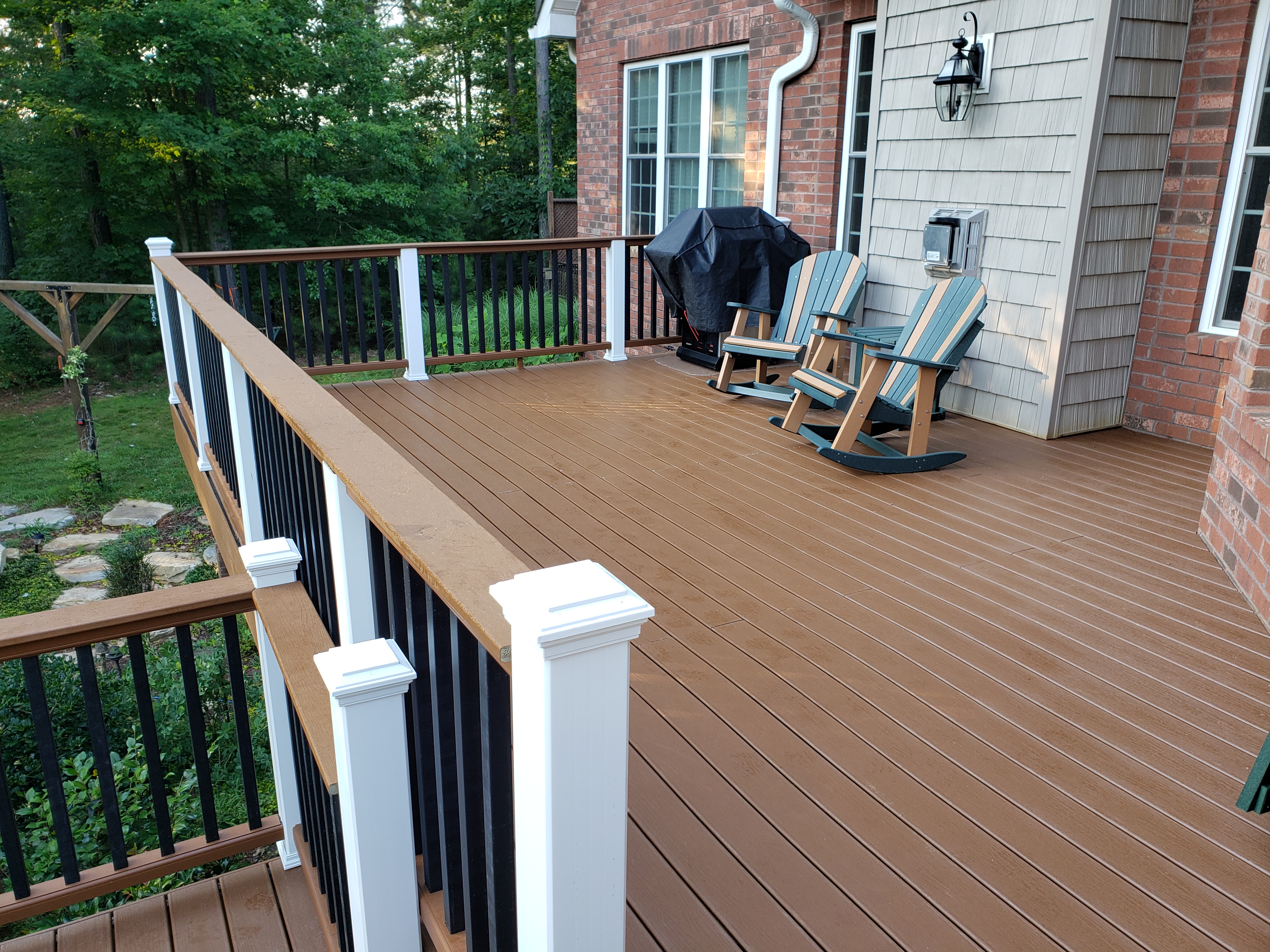 New Trex Deck in Paradise Harbour Fox built Construction