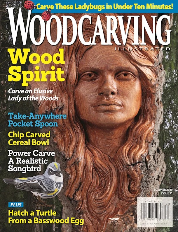 Woodcarving Illustrated Issue 91 Summer 2020 Fox Chapel Publishing Co.
