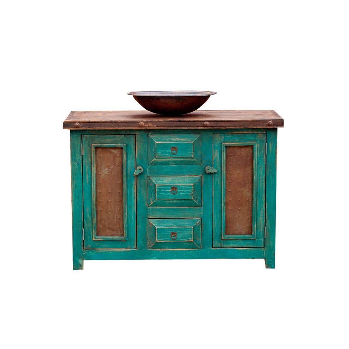 Custom Bathroom Vanities Turquoise 15514