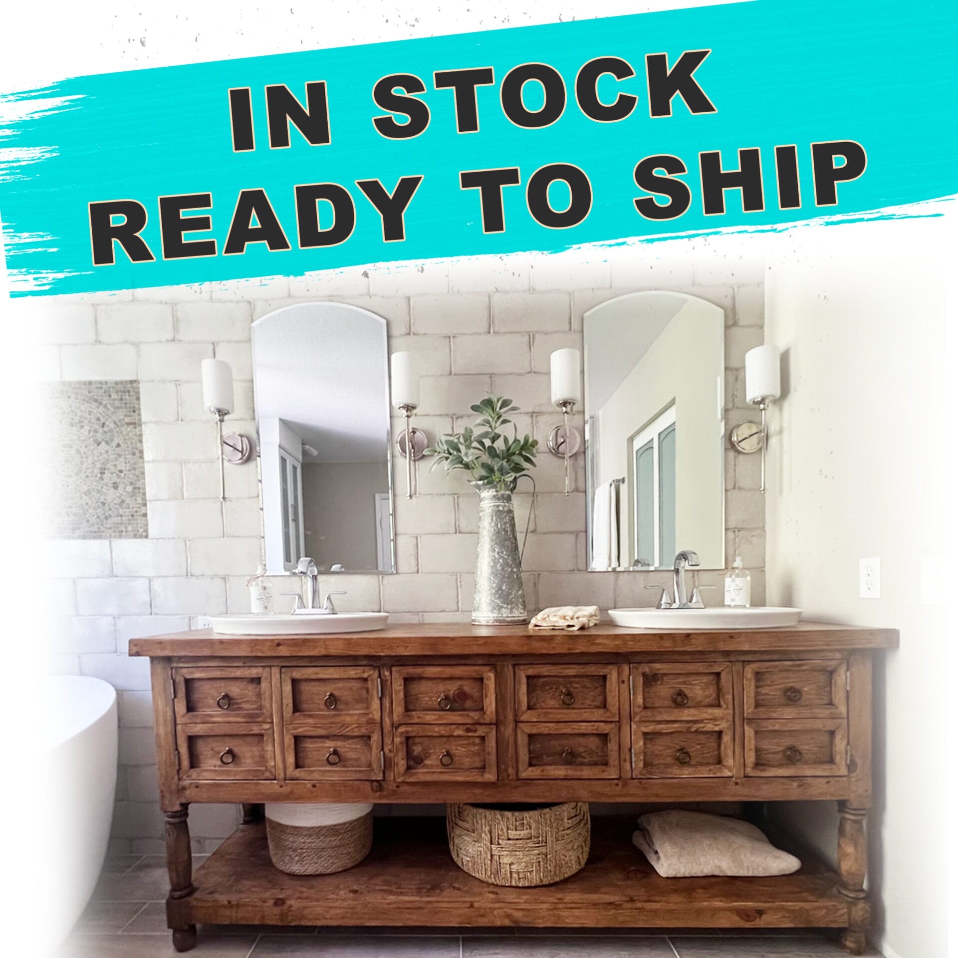 Rustic Bathroom Vanities FoxDen Decor