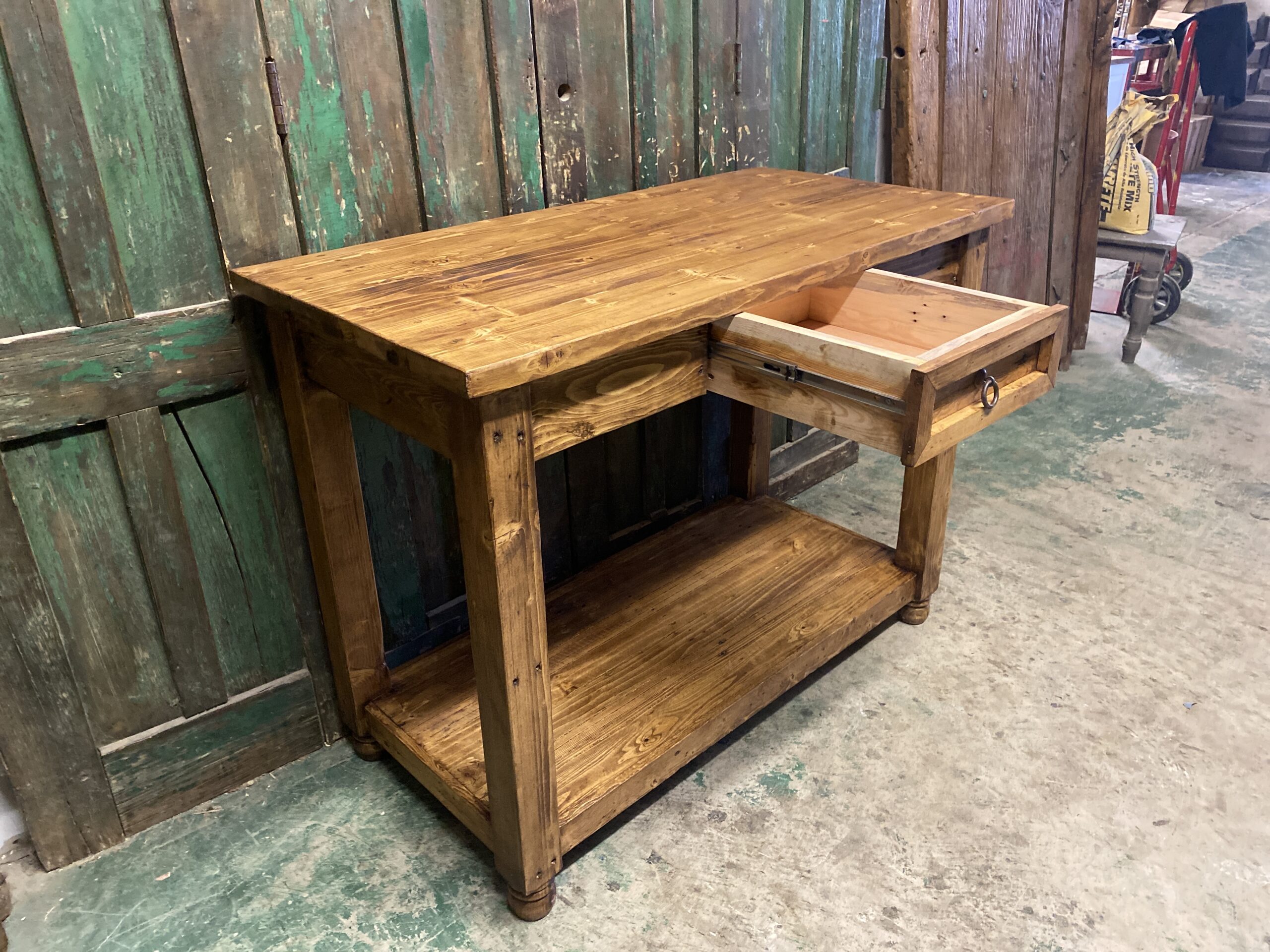 Custom Reclaimed Kitchen Island #33470