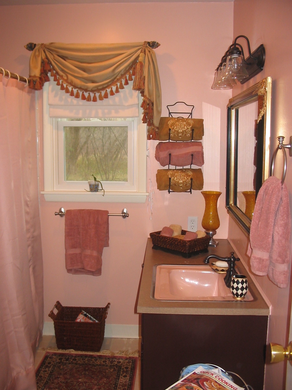 Pink Sink Bathroom Fox Den Design