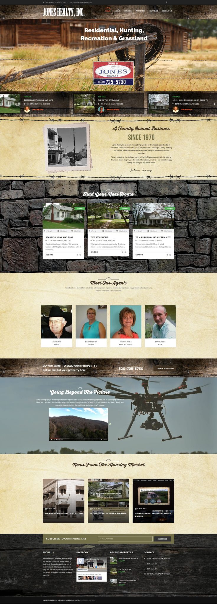 Jones Realty, Inc. Fox Designs Studio