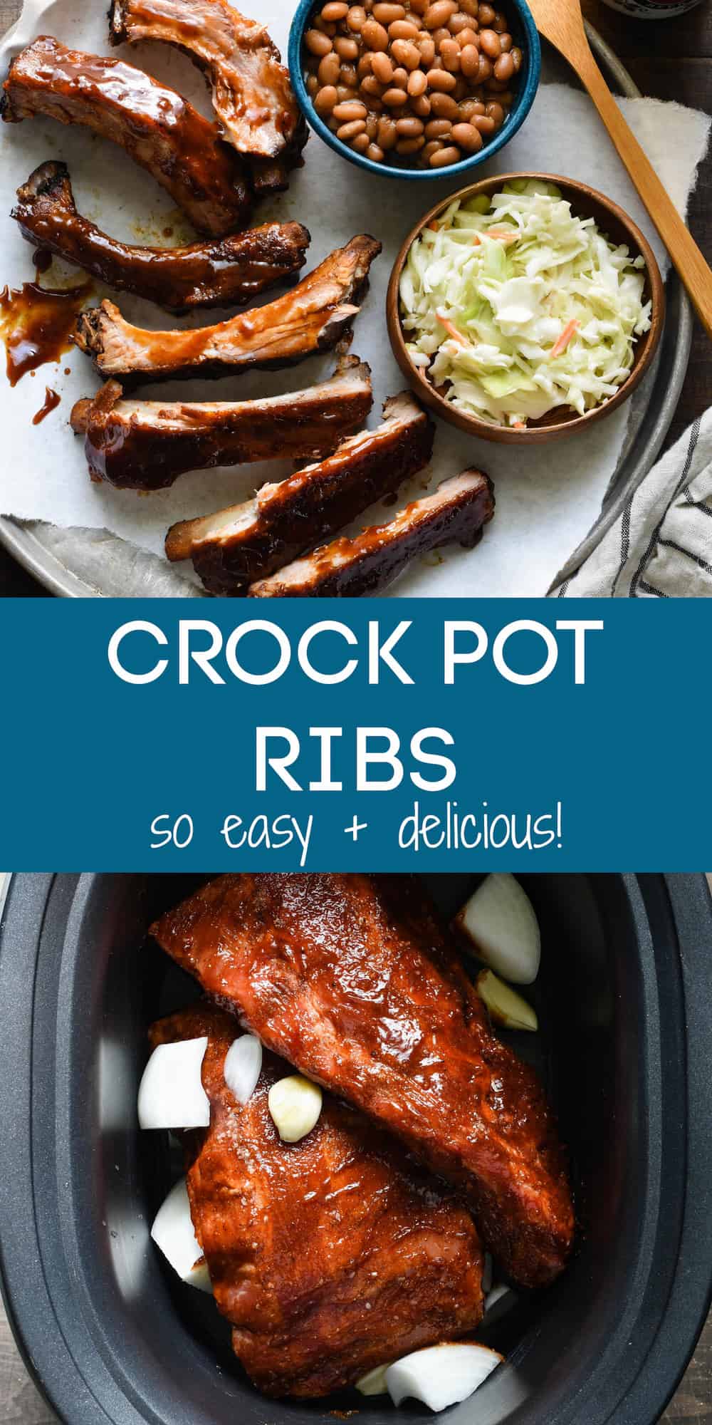 Crock Pot Ribs (Baby Back Ribs) Foxes Love Lemons