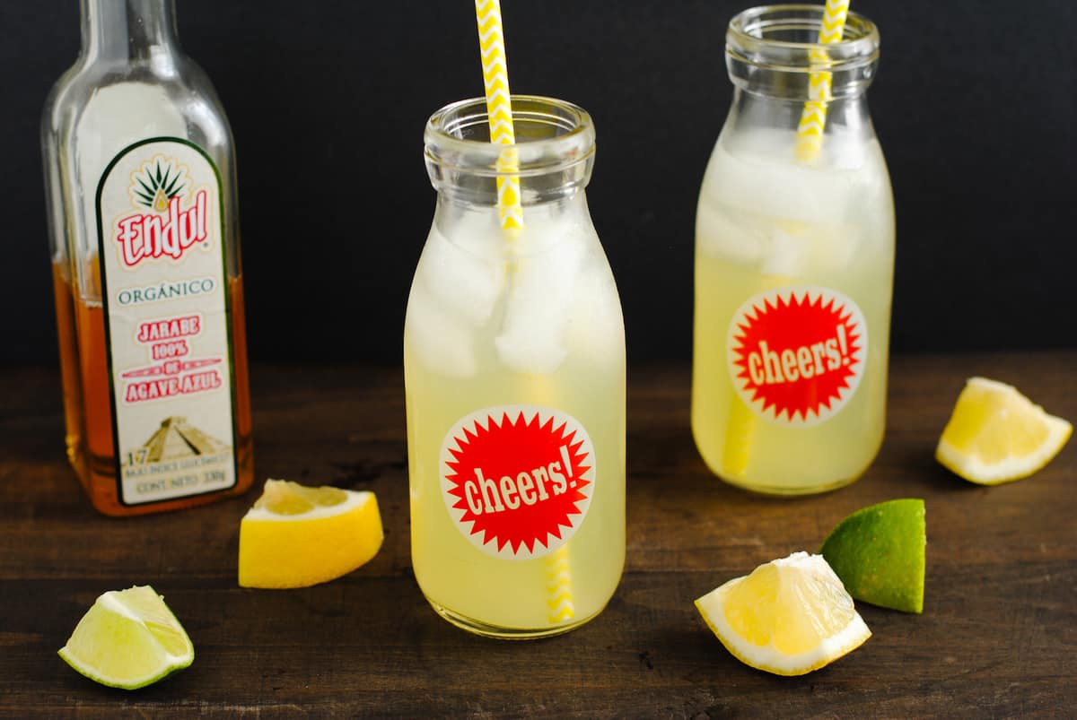 Agave Lemonade (Just 3 Ingredients!) Foxes Love Lemons