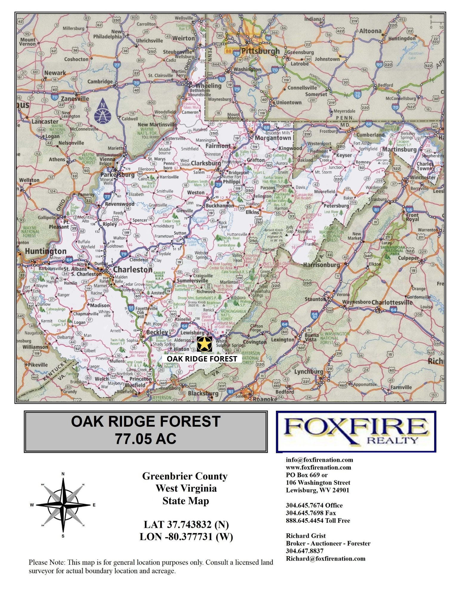 OAK RIDGE FOREST Foxfire Realty