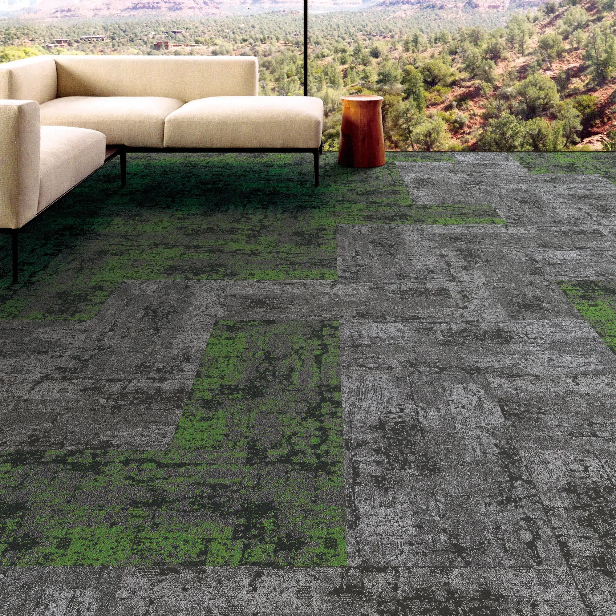 High Quality Cushion Backing Carpet Tiles Manufacturer FoxFlor