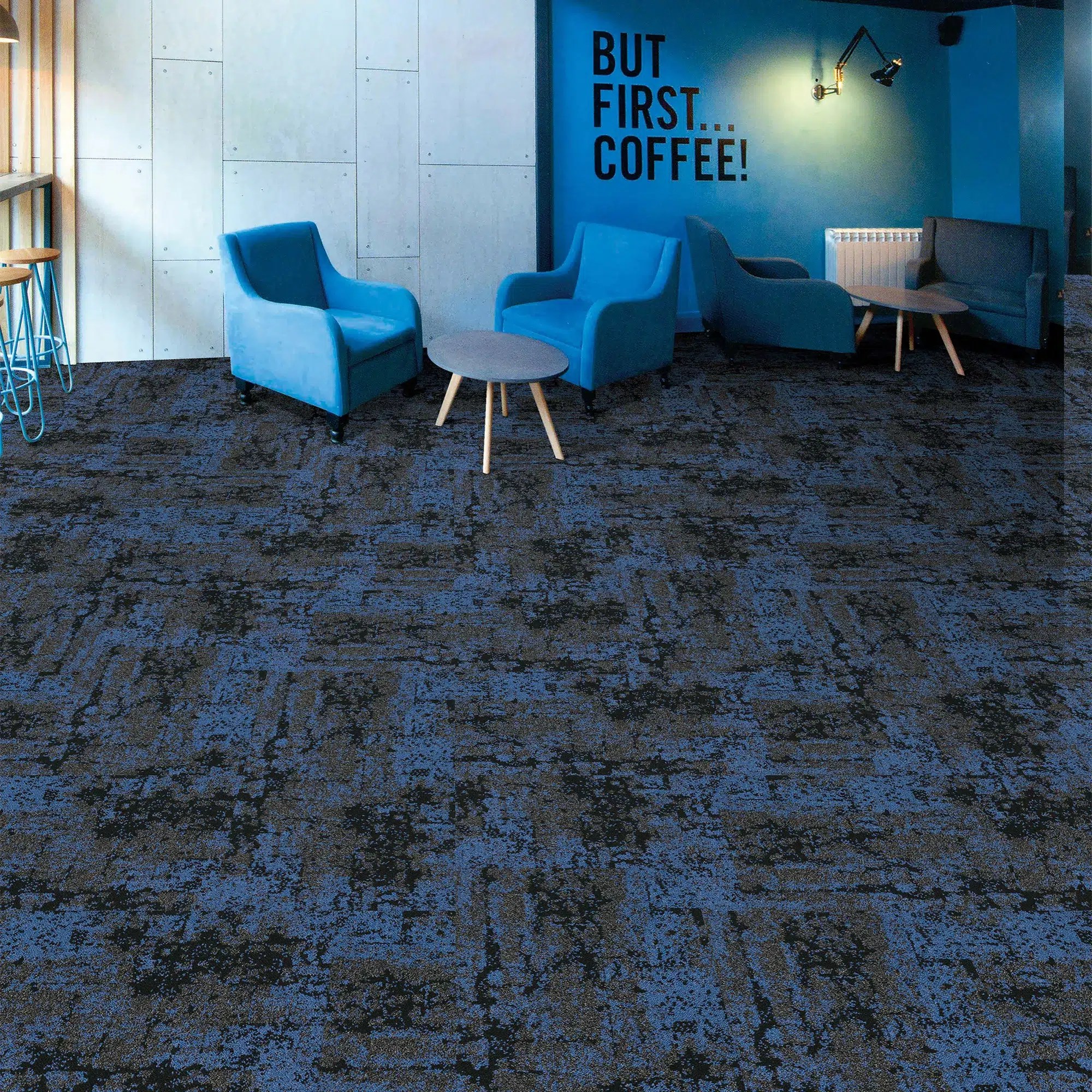 High Quality Cushion Backing Carpet Tiles Manufacturer FoxFlor