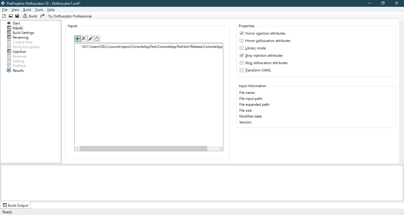 How to use Dotfuscator in Visual Studio