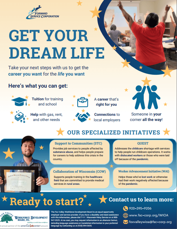 Menasha Job Center Location Information and Events Fox