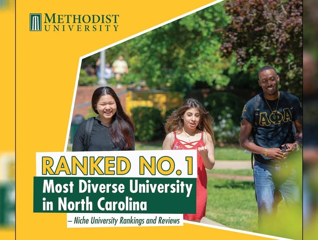 Methodist University Named Most Diverse College in North Carolina