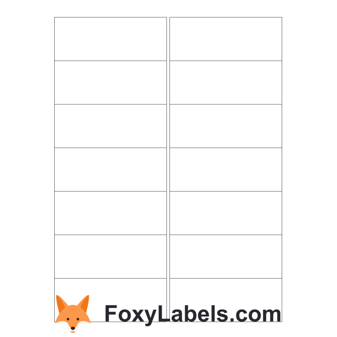 Google Docs Label Template Compatible with Avery® L7163