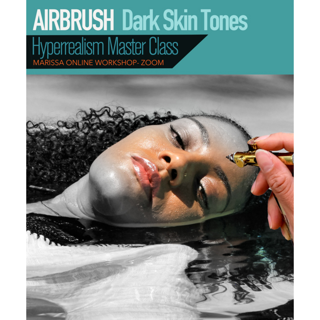 Airbrush Hyperrealism Dark Skin Tones *Live Recorded* Online Full