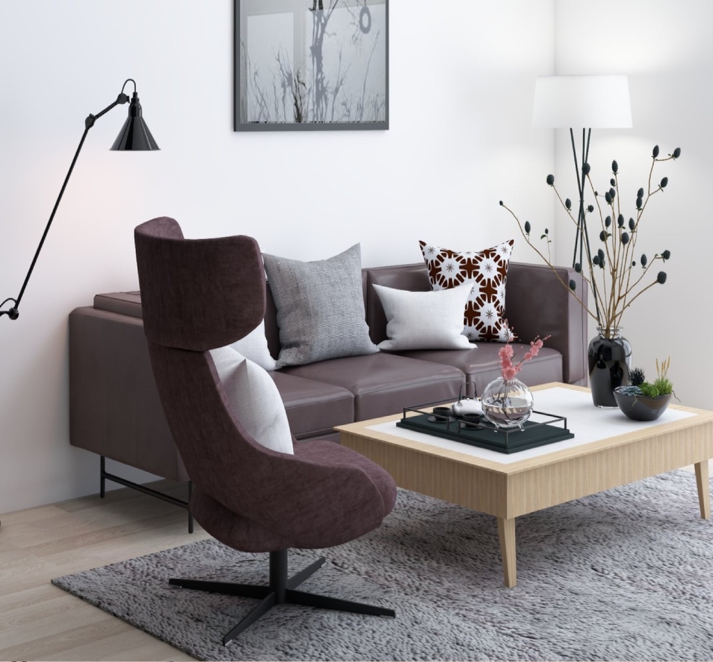 Minimalist New York Penthouse Living Foyr