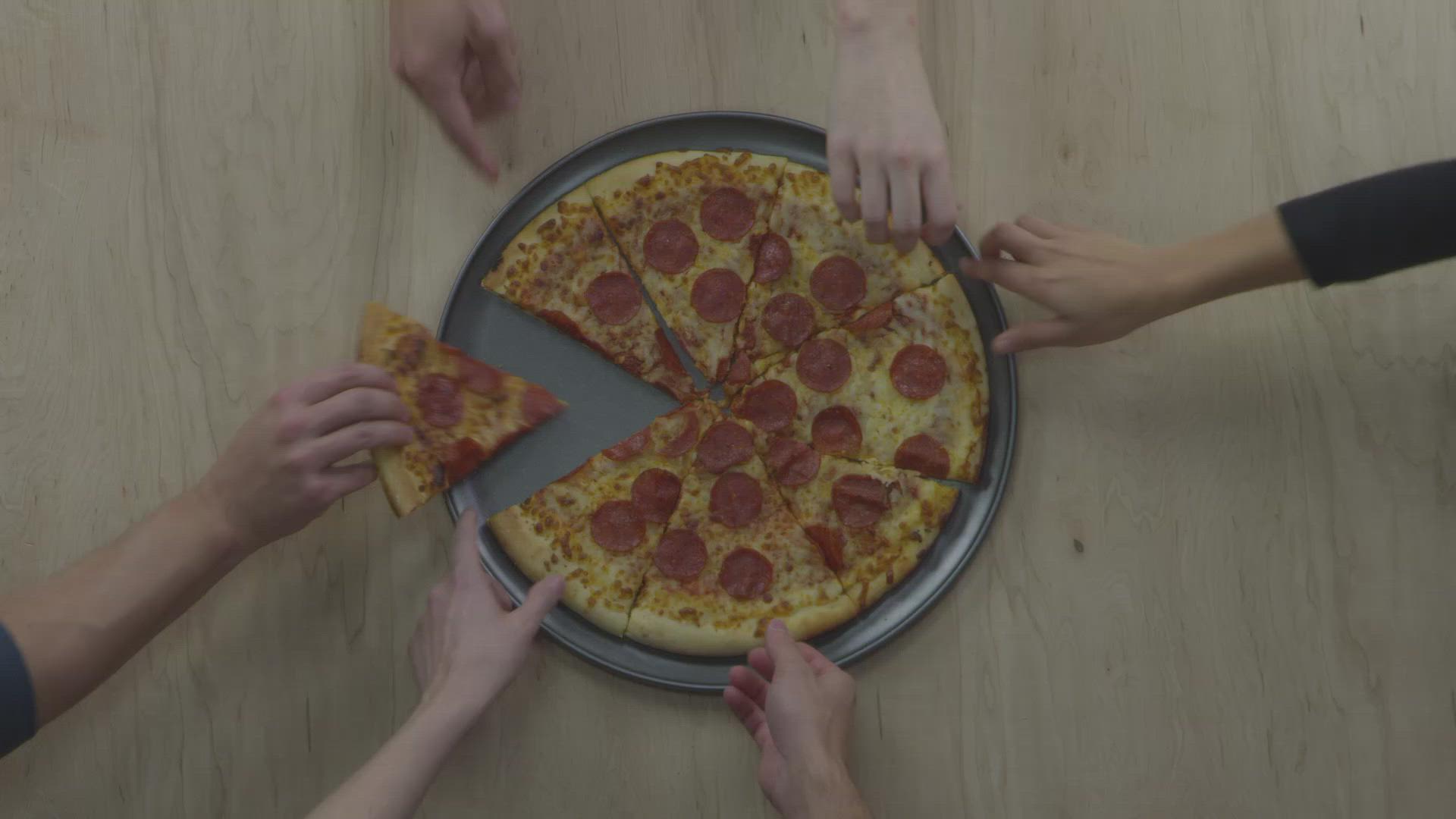 Pizza Grab Top Down FILMPAC