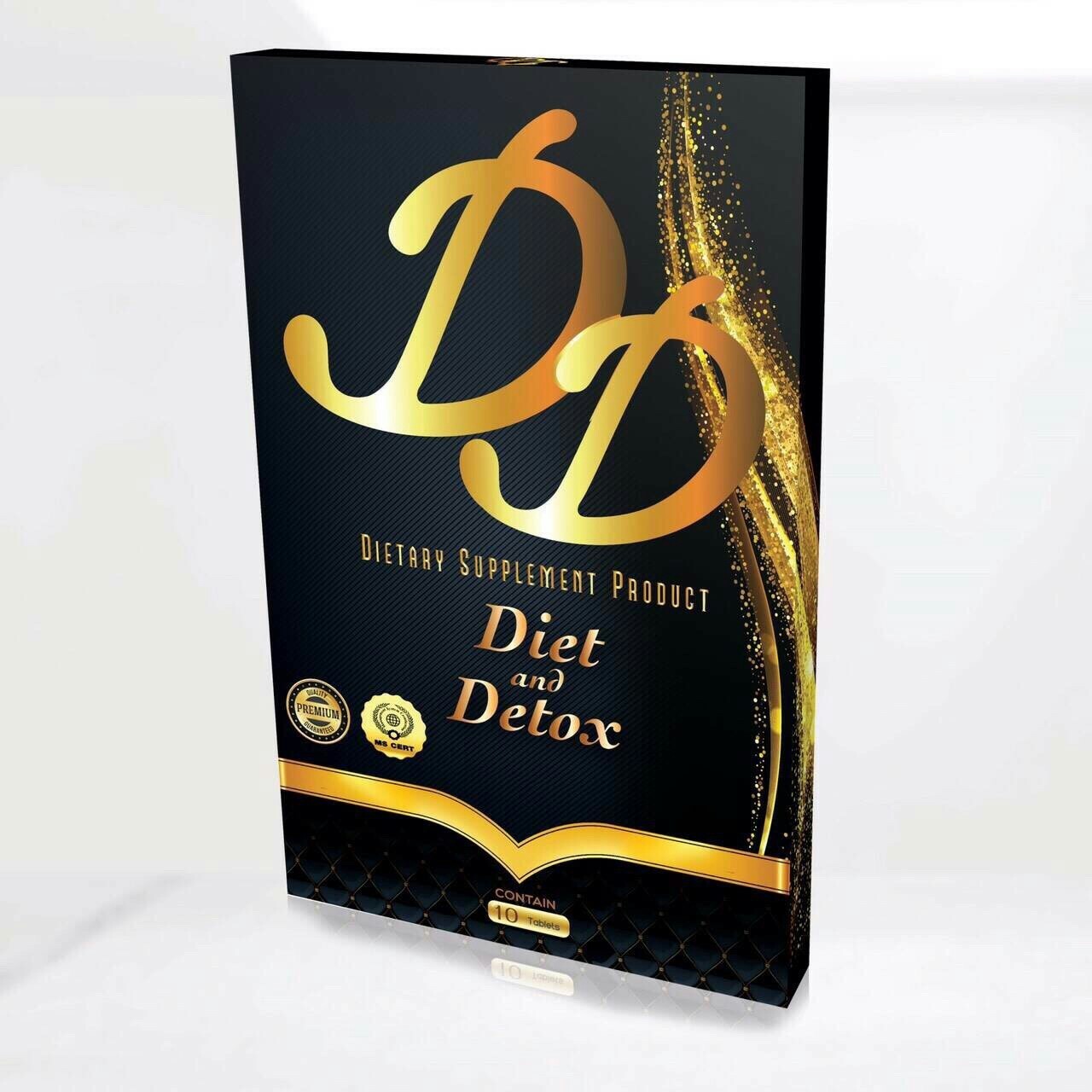 DD Diet & Detox ผลิตภัณฑ์อาหารเสริมลดน้ำหนักและดีท็อกซ์ลำไส้ในตัวเดียว