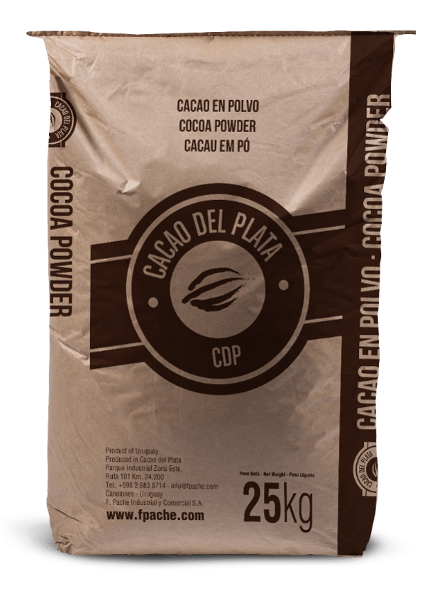 Cacao en polvo alcalino 100 puro "Dominicano" 25kg F. Pache