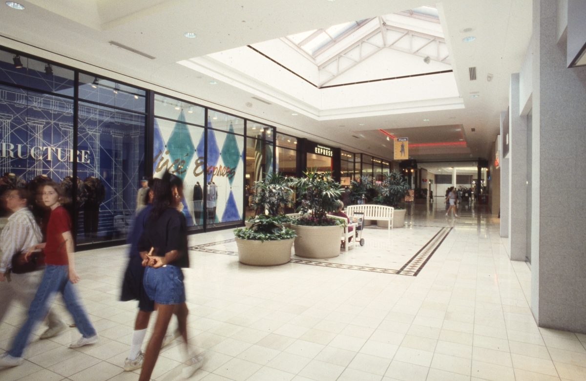 Florida Memory Interior view of the Tallahassee Mall.