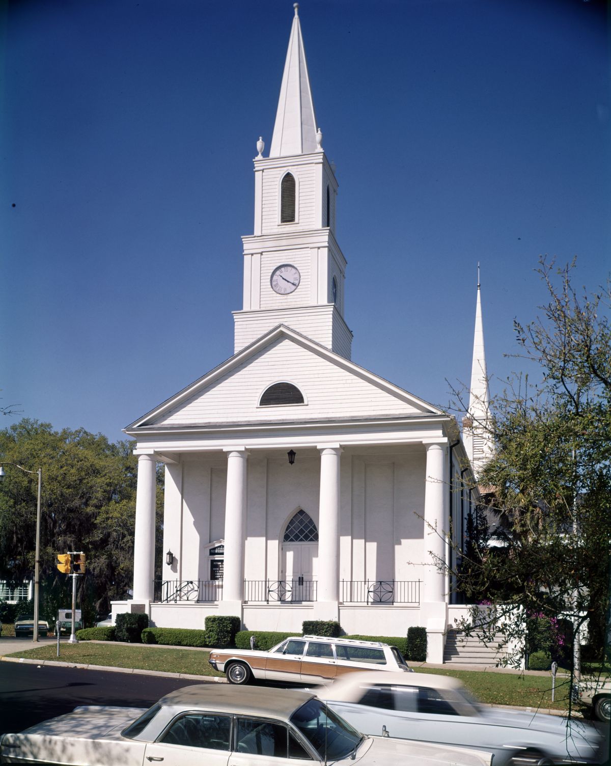 Florida Memory First Presbyterian Church located at 102 N. Adams St. in Tallahassee.