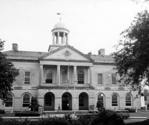 Florida Memory Leon County post office building Tallahassee, Florida.