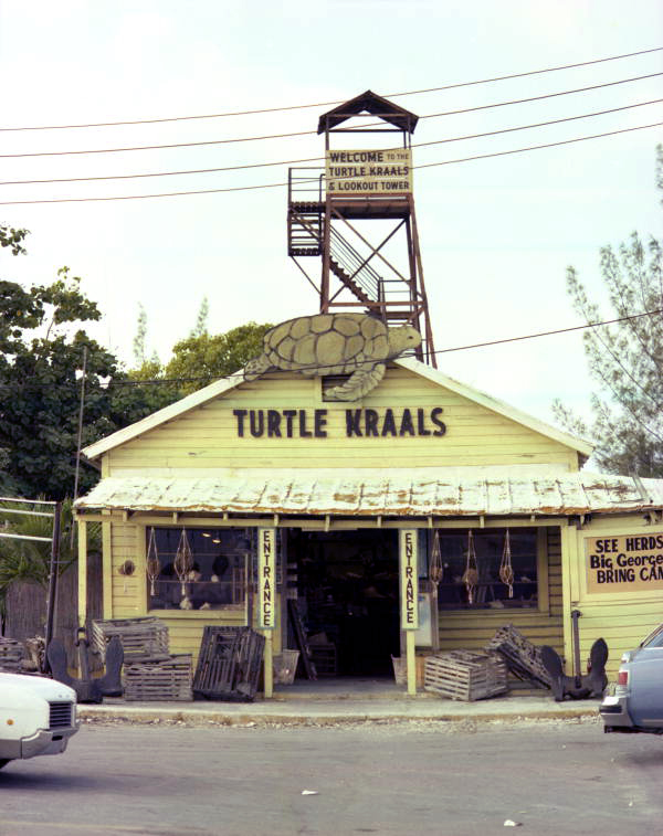 Florida Memory Front view of the Turtle Kraals store Key West, Florida.