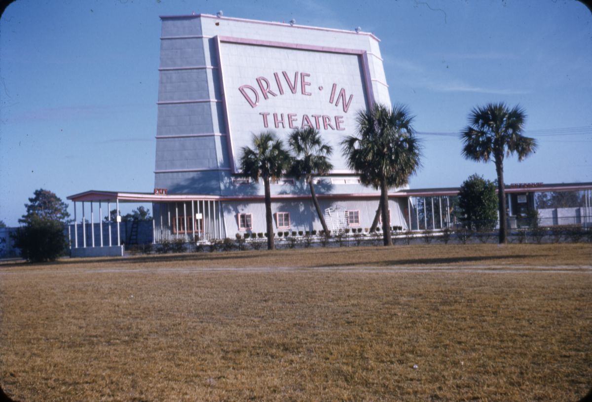 Florida Memory Drivein theater at Four Points Tallahassee, Florida.