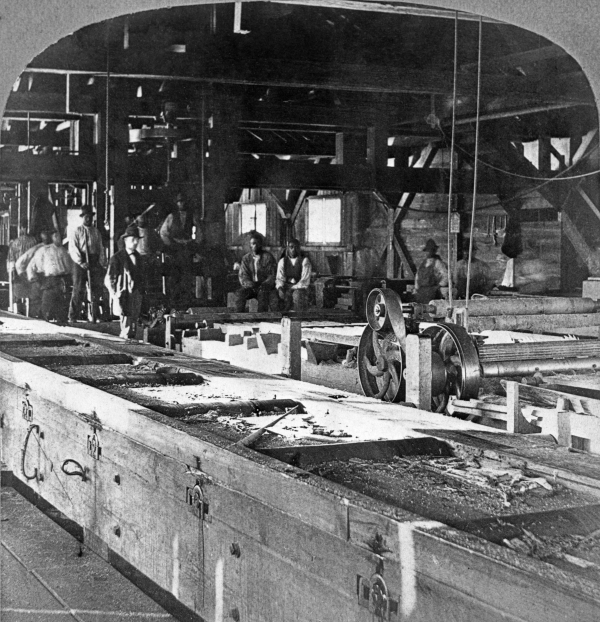 Florida Memory Sawmill interior? Pensacola, Florida.