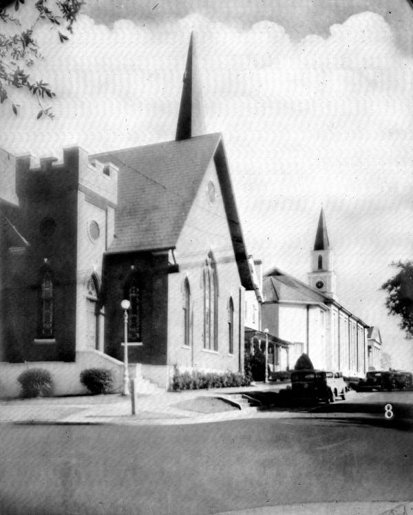 Florida Memory Trinity Methodist and First Presbyterian Churches Tallahassee, Florida.