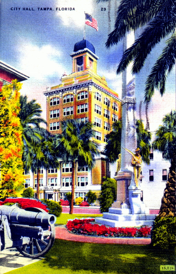 Florida Memory City Hall Tampa, Florida.