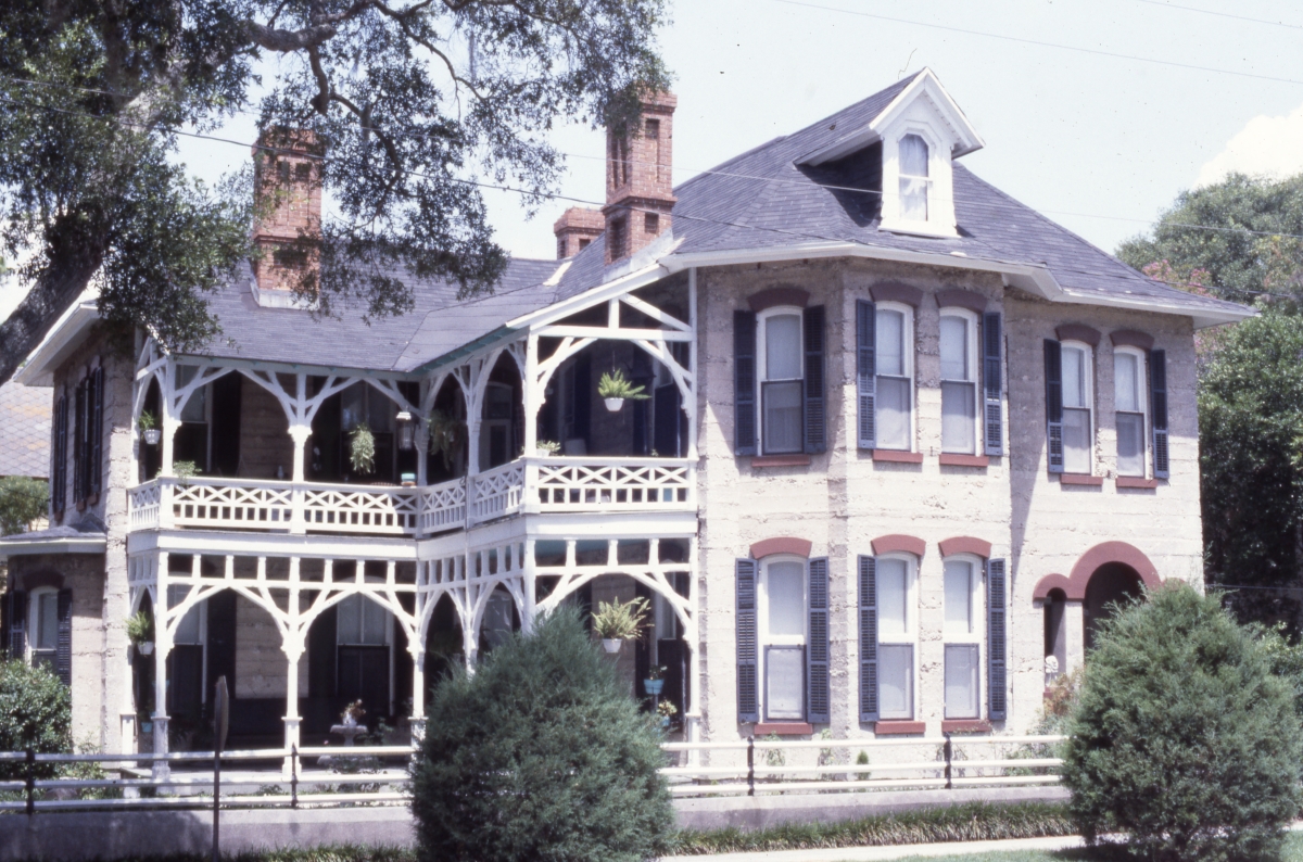 Florida Memory Historic Tabby House (C.W. Lewis House) in Fernandina