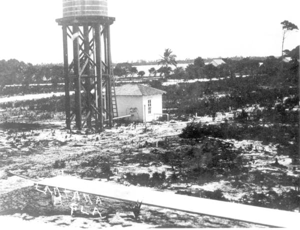 Florida Memory Water tower Lantana, Florida.