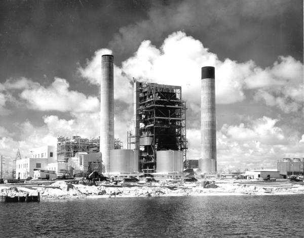 Florida Memory Exterior view of an electric power plant West Palm