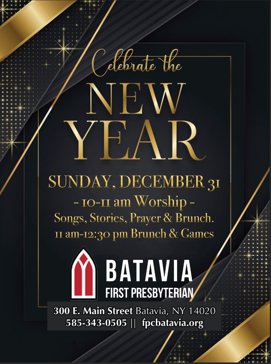 Display of Events from December 23, 2023 February 17 Batavia First Presbyterian Church