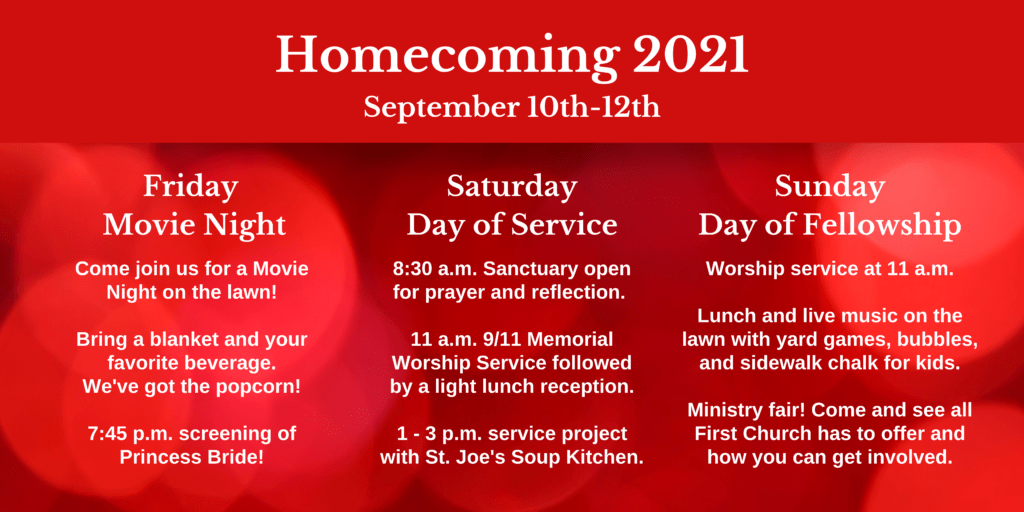 at First Church 2021 The First Presbyterian Church in the