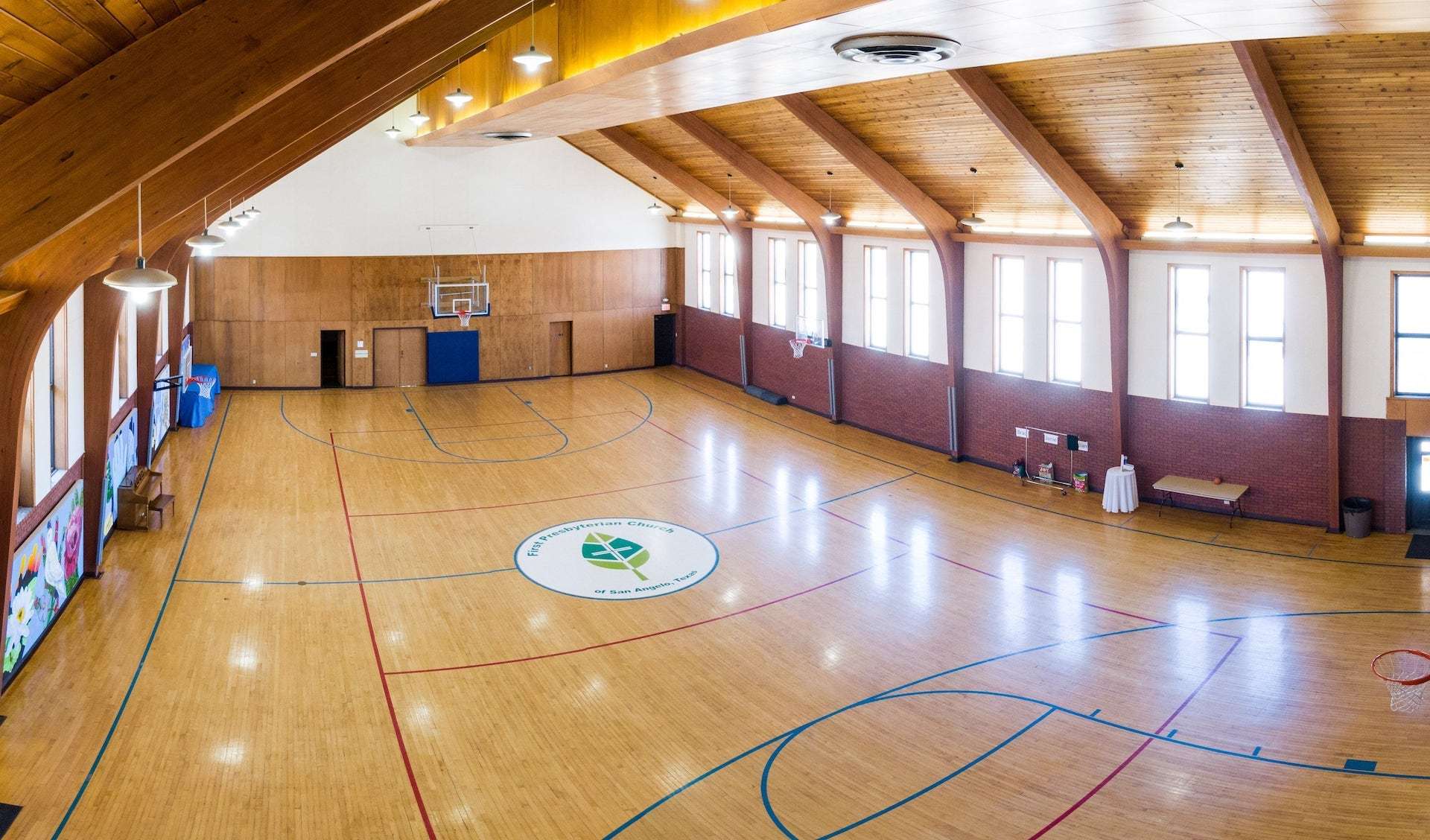 Wood Fellowship Hall (The Gym) First Presbyterian Church
