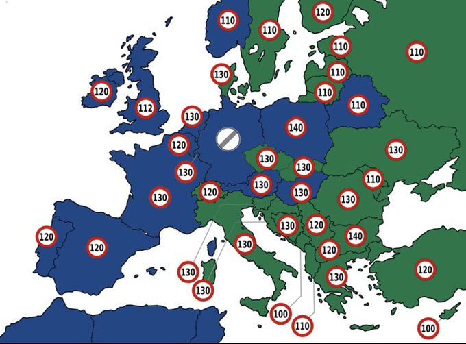 Karta Med Hastighetsbegränsningar Beslutet Fri hastighet på Autobahn även i fortsättningen Fokus