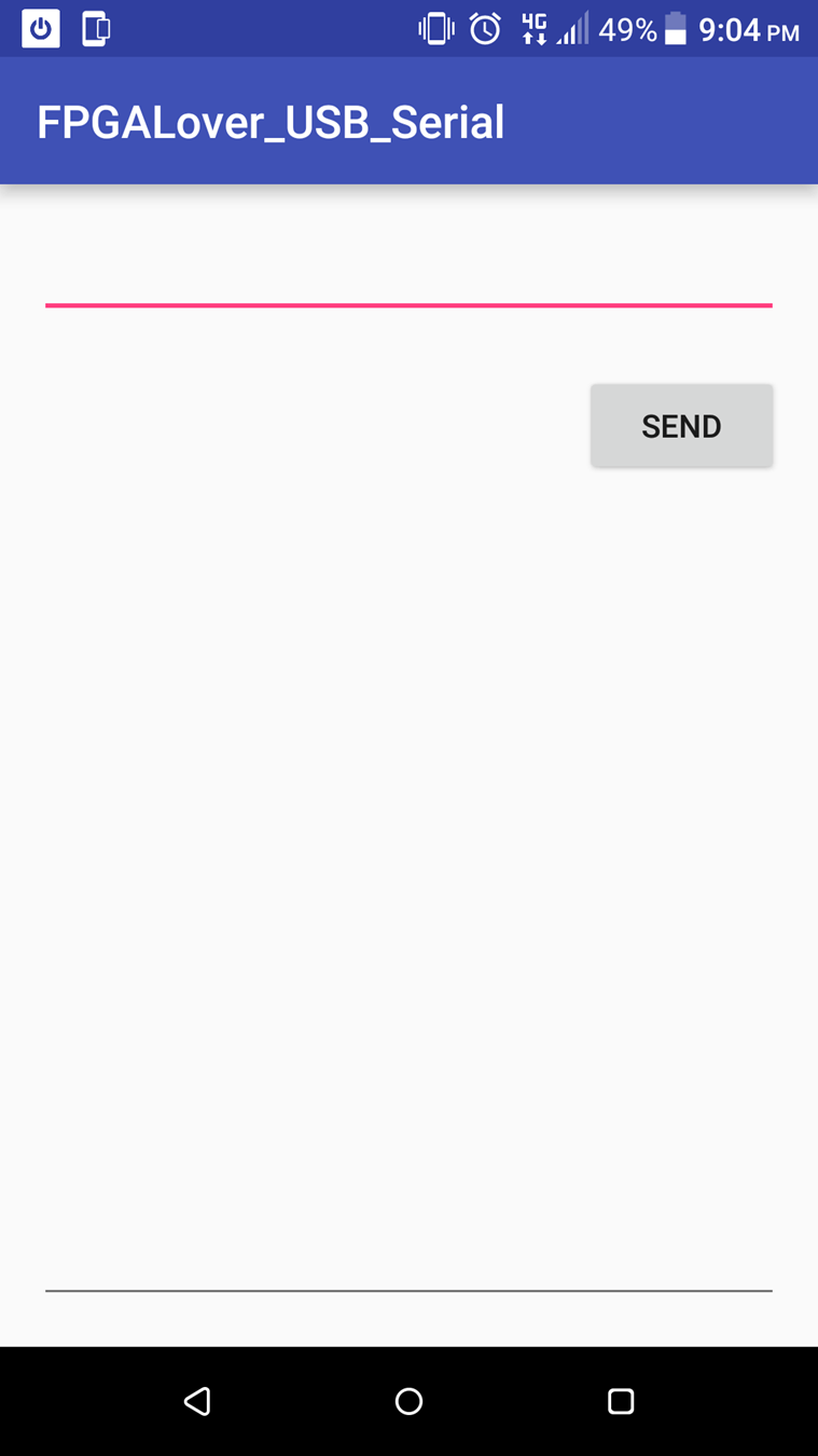 Coding USBSerial using Android Studio FPGA lover