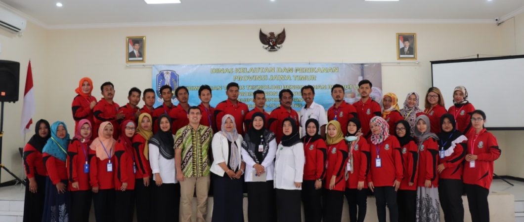 Bimbingan Teknik Teknologi Pengolahan Rumput Laut Produk Non Konsumsi di  UPT PTPBP2KP Kepanjen - Fakultas Perikanan dan Kelautan, faculty of  fisheries and marine unair