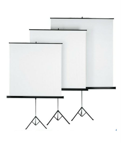 Alpha Tripod Projector Screen 8′ x 8′ FP Media