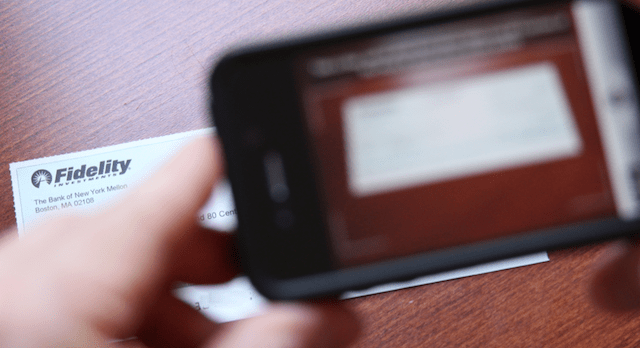 Fidelity adds remote check deposit feature to the WealthCentral Mobile