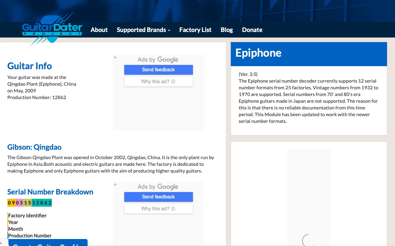 日本製ギブソンヘッド・ラッカー塗装 Epiphone LQシリーズ レスポールカスタム (フジゲン) fpsninja