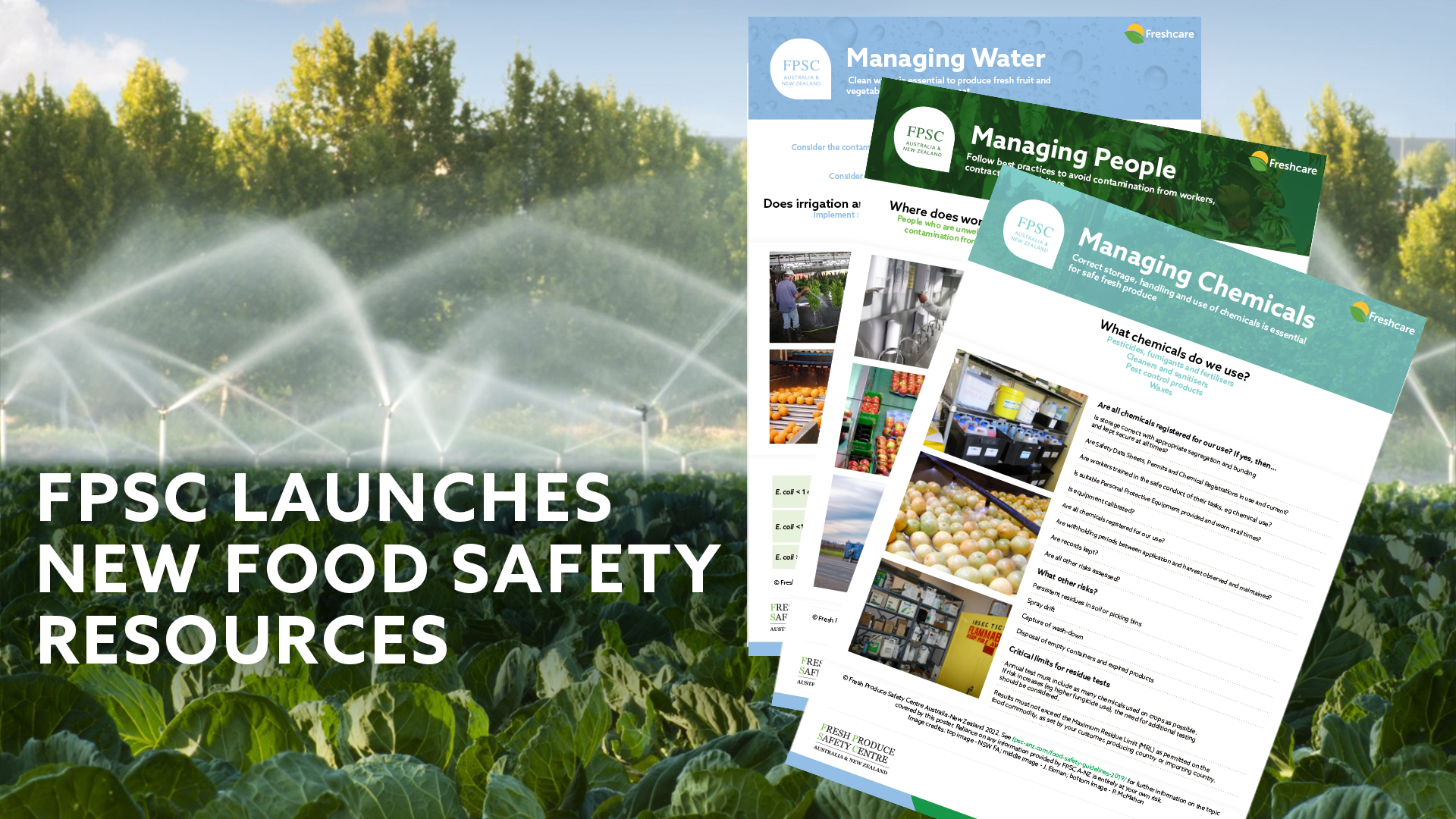 FPSC launches new food safety resources Fresh Produce Safety Centre