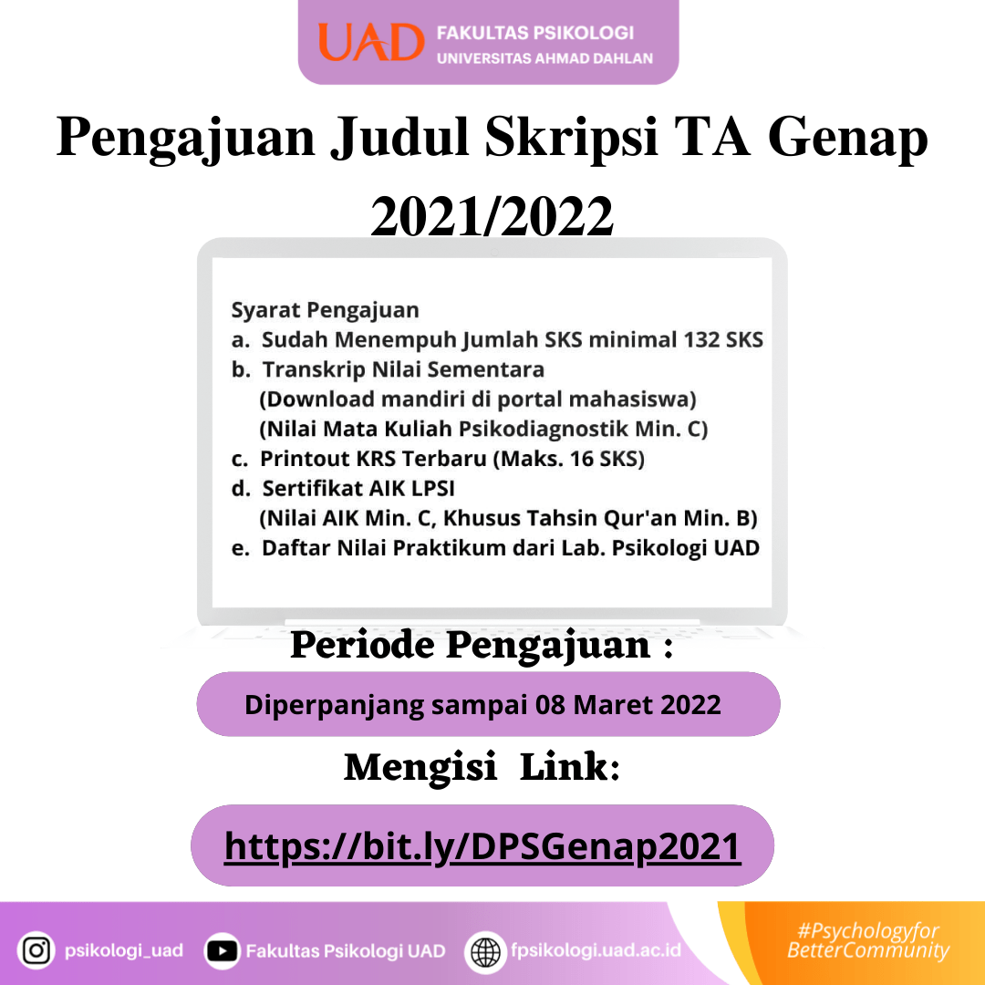 Skripsi Archives | Psychology For Better Community