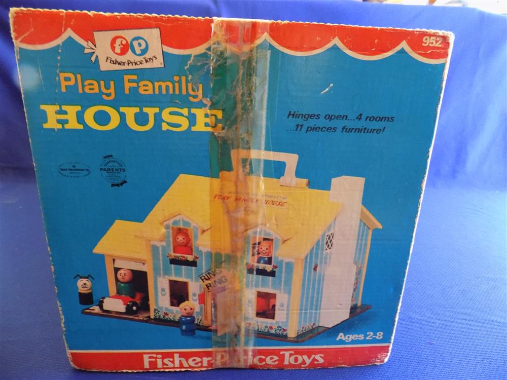 Fisher Price Little People Play Family Yellow House 952 Vintage
